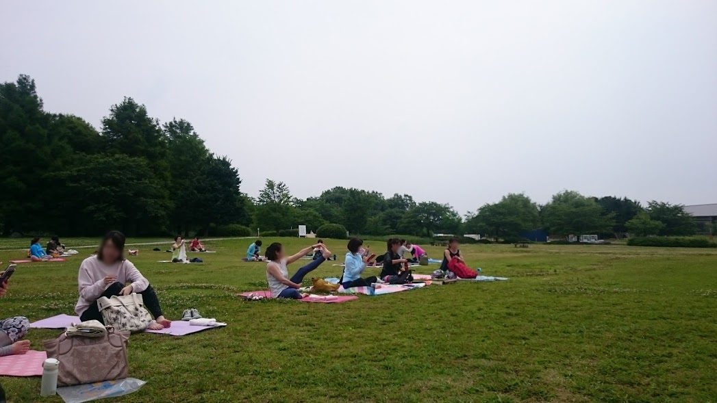 空の下で・・・ＹＯＧＡ